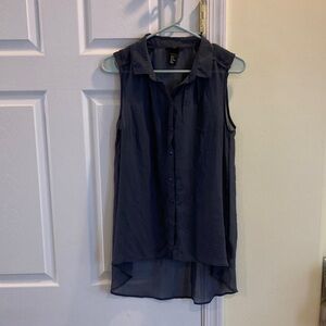 H&M Sheer Sleeveless Blouse